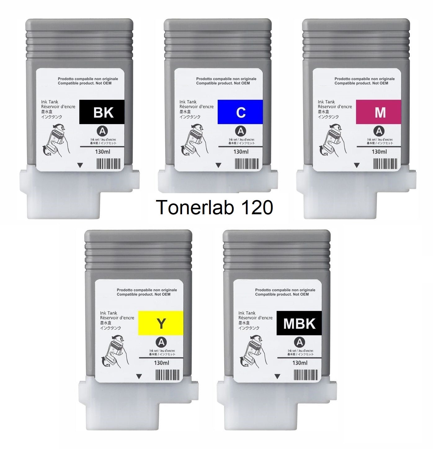 Cartuccia compatibile con Canon PFI-120|Canon imageprograf TM 200/205/300/305