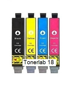 4 cartucce compatibili con Epson 18 XL|pson Expression Home XP 102/202/215/300/312/412