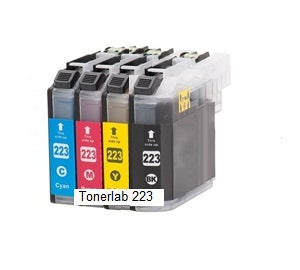 4 cartucce compatibili con Brother LC 223|Brother DCP J 562 MFC J 480/680/880