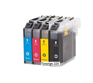4 cartucce compatibili con Brother LC 227 XL| Brother MFC J 4620/4420/4625 DCP J 4120