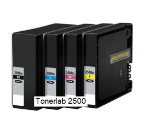 4 cartucce compatibili con Canon 2500 XL|Canon Maxify IB 4050 MB 5050/5350/5150