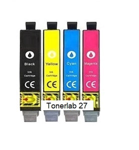 4 cartucce compatibili con Epson 27 XL|Epson Workforce WF 3620/3640/7110/7610/7620