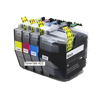 4 cartucce compatibili con Brother LC 422 XL|Brother MFC J 5340/5345/5740/6540/6940