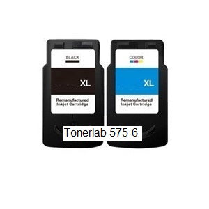 2 Cartucce compatibili con Canon 575-576 XL|Canon Pixma TS 3550/3750 TR 4750/4751/4755