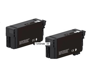 2 Cartucce compatibili con Epson SJIC33 nere|Epson TM J7200