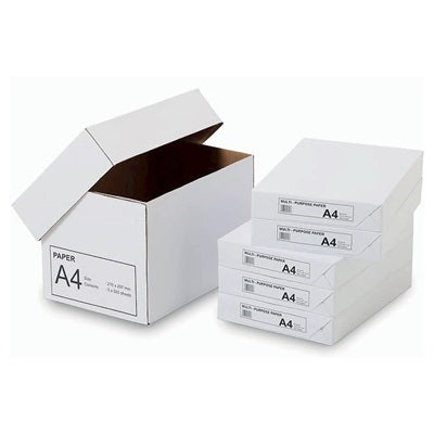 Carta da fotocopie bianca in formato A4 Gr.80|Ideale per tutte le stampanti laser e inkjet