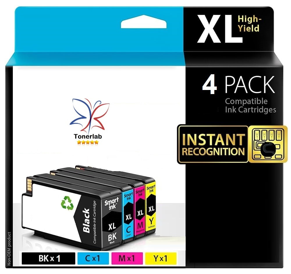 4 cartucce compatibili con Hp 920 XL| Hp Officejet Pro 6500A/6500/7500A/7500