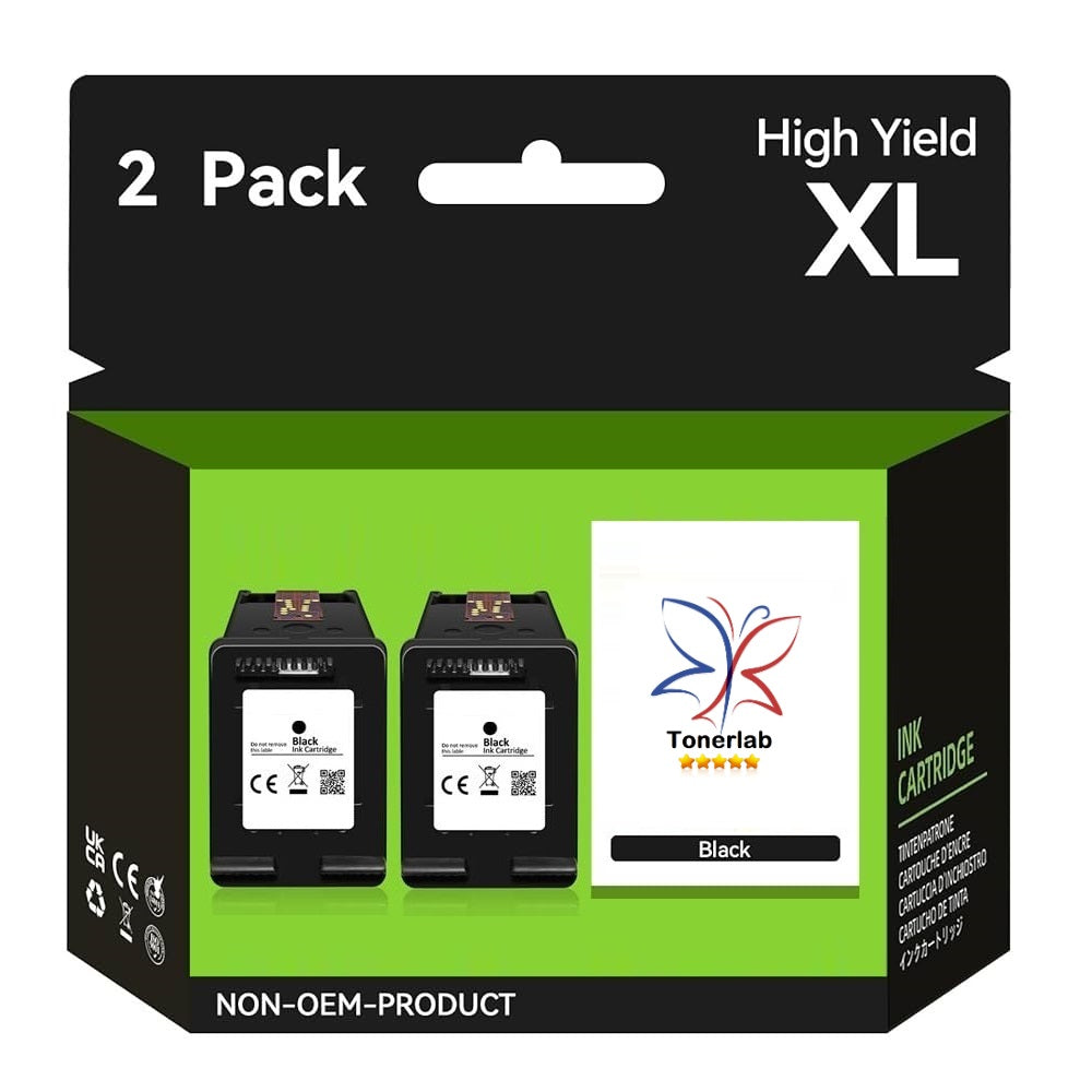 2 cartucce compatibili con Hp 301 XL|Hp DeskJet 1050/2050/3050 Envy 4500/5500