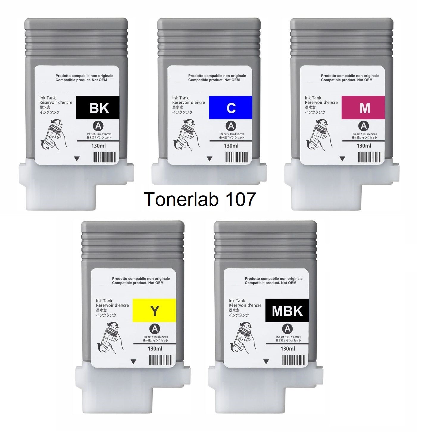 Cartuccia compatibile con Canon PFI-107|Canon IPF 670/680/770/780
