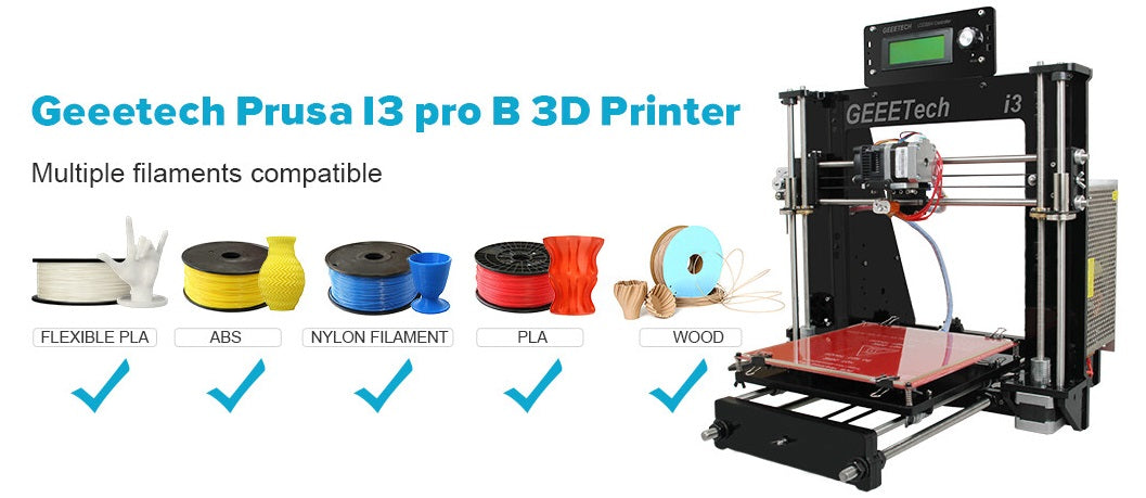 Geeetech Prusa i3|Stampante 3D Reprap Acrilica