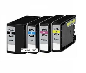 4 cartucce compatibili con Canon 1500 XL|Canon Maxify MB 2050/2150/2300/2350/2750
