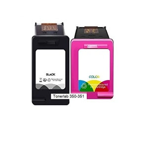 2 cartucce compatibili con Hp 350-351 XL|Hp Deskjet D4260 Photosmart C 4480/5180/6280 Psc 1315/1410/2510