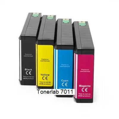 4 cartucce compatibili con Epson 7011 XL|Epson Workforce Pro WP 4015/4095/4515/4525