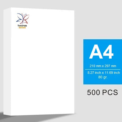 Carta da fotocopie bianca in formato A4 Gr.80|Ideale per tutte le stampanti laser e inkjet
