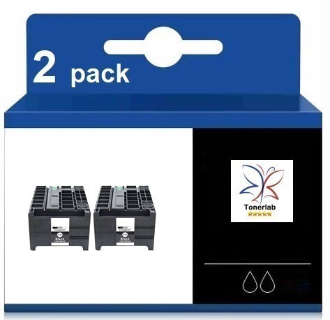 2 cartucce compatibili con Epson 8651 nere|Epson Workforce WF M 5100/5190/5600/5690